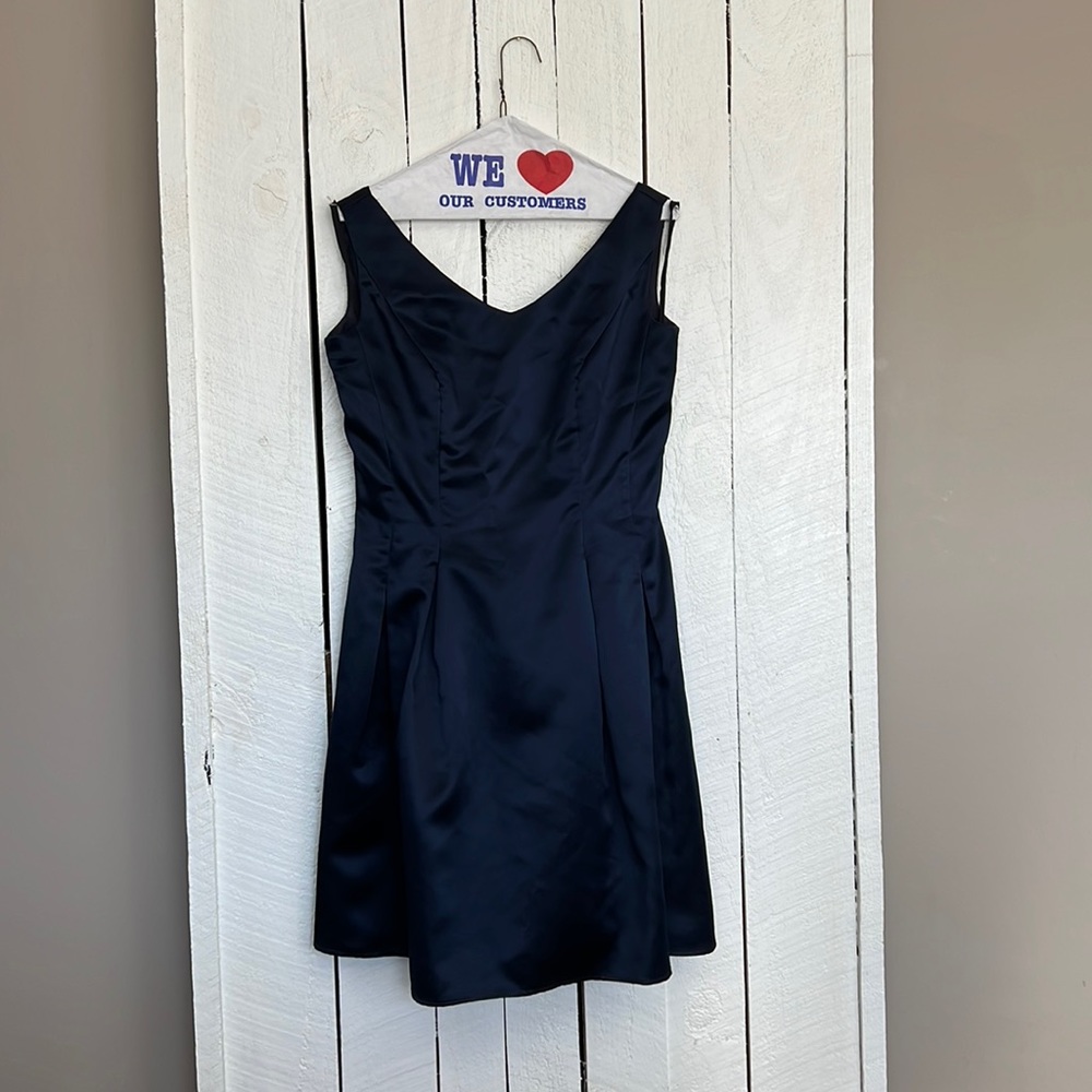 Short Navy Blue Dress